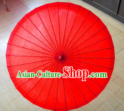 Asian China Dance Handmade Wedding Umbrella Stage Performance Umbrella Red Oil-paper Umbrellas