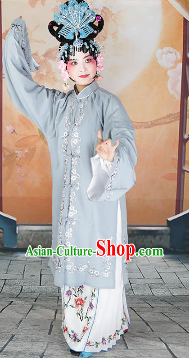 Traditional China Beijing Opera Costume Gifted Scholar Embroidered Robe and Hat Ancient Chinese Peking Opera Embroidery Clothing