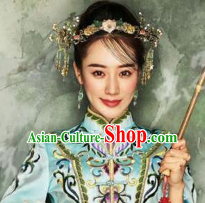 Asian Chinese Handmade Classical Hair Accessories Bride Headwear Xiuhe Suit Hairpins Complete Set for Women