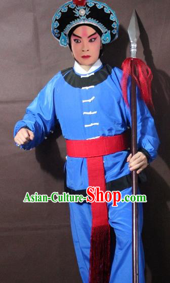 Traditional China Beijing Opera Costume Gifted Scholar Embroidered Robe and Hat Ancient Chinese Peking Opera Embroidery Clothing