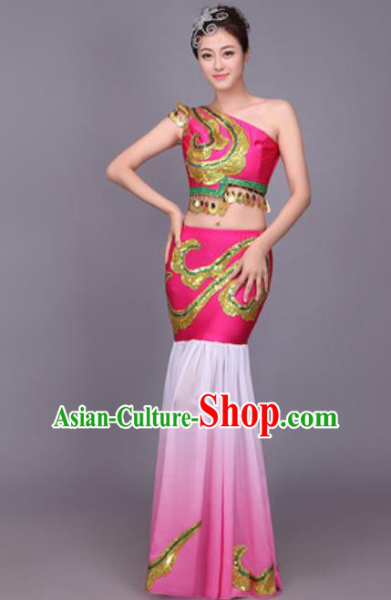 Traditional Chinese Fan Dance Folk Dance Costume Classical Yangko Dance Classical Dance Dress