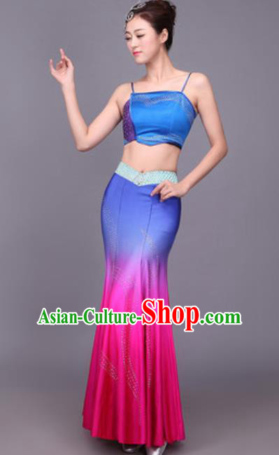 Traditional Chinese Fan Dance Folk Dance Costume Classical Yangko Dance Classical Dance Dress