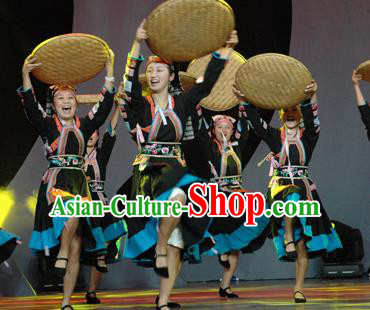 Traditional Chinese Fan Dance Folk Dance Costume Classical Yangko Dance Classical Dance Dress