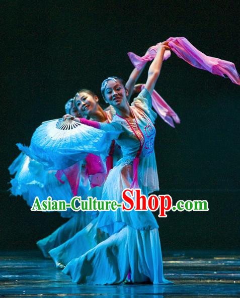 Chinese folk dance dress for women Lantern decorated Yangko Costume Dance  Costume female waist drum Fan