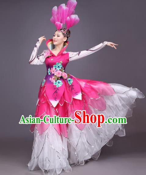 Traditional Chinese Fan Dance Folk Dance Costume Classical Yangko Dance Classical Dance Dress