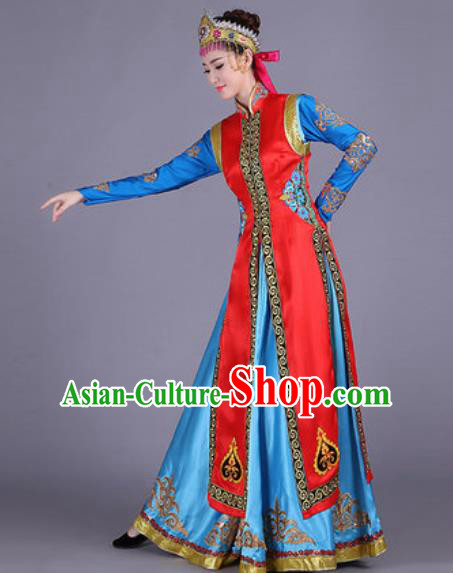 Traditional Chinese Fan Dance Folk Dance Costume Classical Yangko Dance Classical Dance Dress