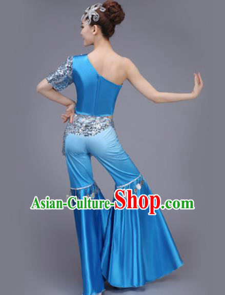 Traditional Chinese Fan Dance Folk Dance Costume Classical Yangko Dance Classical Dance Dress