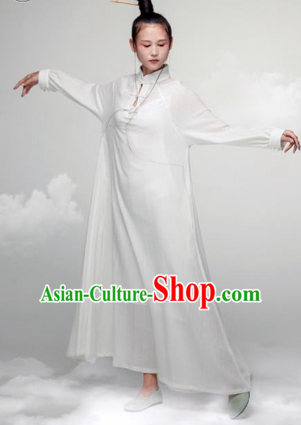 Traditional Ancient Chinese Young Women Cheongsam Dress Republic of China Tangsuit Stand Collar Blouse Dress Tang Suit Clothing