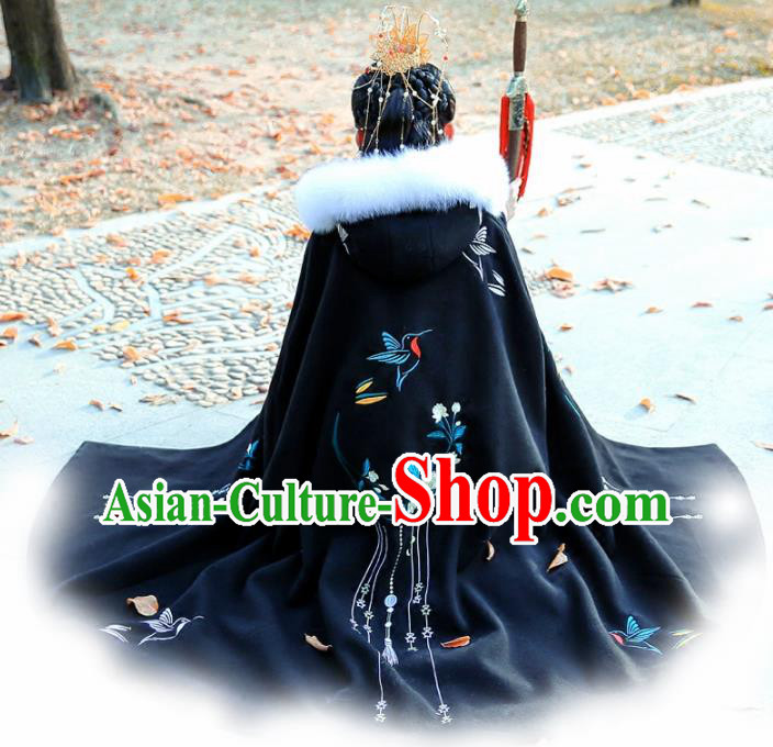 Chinese Ancient Palace Lady Hanfu Han Dynasty Imperial Concubine Queen Embroidered Historical Costumes