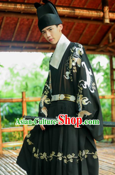 Chinese Ancient Palace Lady Hanfu Han Dynasty Imperial Concubine Queen Embroidered Historical Costumes