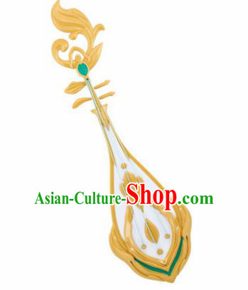 Chinese Traditional Cosplay Props Ancient Swordswoman Weapon Lute for Women
