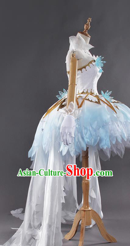 Ancient Chinese Cosplay Costume Chinese Shoes Traditional China Swordsman Clothing and Jewelry Accessories