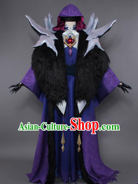 Chinese Traditional Cosplay Assassin Swordsman Costumes Ancient Nobility Childe Clothing for Men