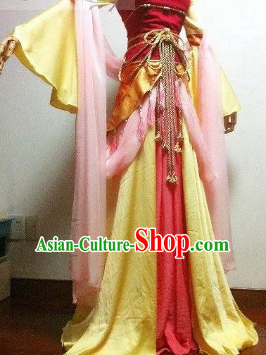Ancient Chinese Cosplay Costume Chinese Shoes Traditional China Swordsman Clothing and Jewelry Accessories