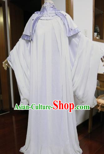 Ancient Chinese Cosplay Costume Chinese Shoes Traditional China Swordsman Clothing and Jewelry Accessories