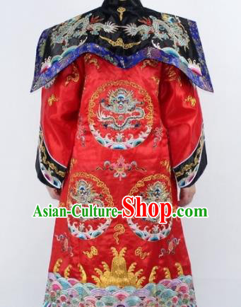 Traditional China Beijing Opera Costume and Hat Ancient Chinese Peking Opera Clothing Shoes