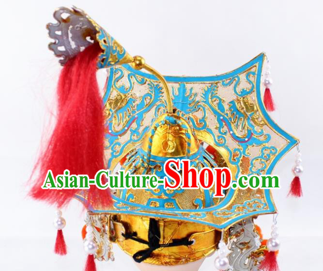 Traditional China Beijing Opera Costume and Hat Ancient Chinese Peking Opera Clothing Shoes