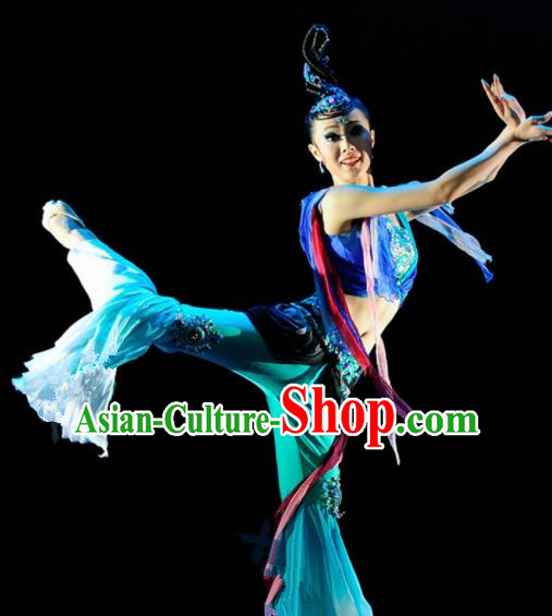 Chinese Traditional Classical Dance Costumes Folk Dance Yangko Dance Clothing for Women