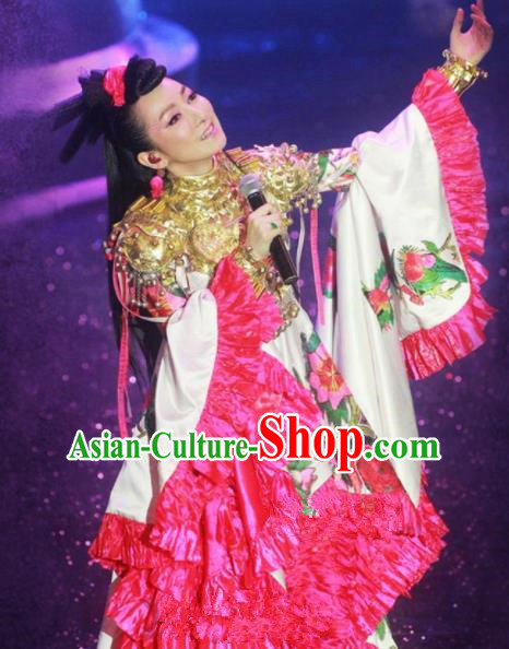 Traditional Chinese Fan Dance Folk Dance Costume Classical Yangko Dance Classical Dance Dress