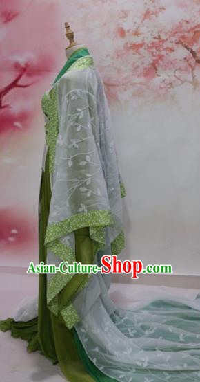 Chinese Ancient Palace Lady Hanfu Han Dynasty Imperial Concubine Queen Embroidered Historical Costumes