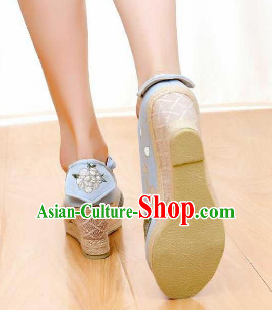 Chinese National Shoes Traditional Cloth Shoes Hanfu Shoes Embroidered Shoes