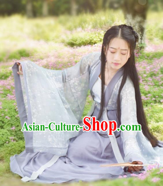 Chinese Ancient Palace Lady Hanfu Han Dynasty Imperial Concubine Queen Embroidered Historical Costumes