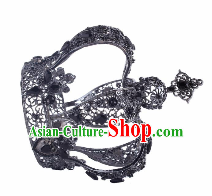 Top Grade Hair Jewelry Accessories Royal Crown Headwear Headdress for Women