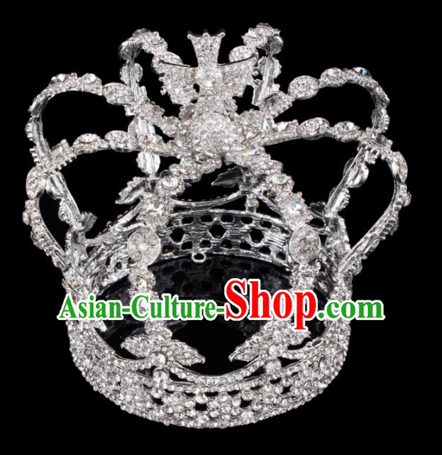 Top Grade Hair Jewelry Accessories Royal Crown Headwear Headdress for Women