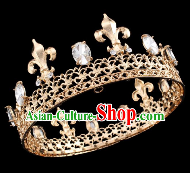 Top Grade Hair Jewelry Accessories Royal Crown Headwear Headdress for Women