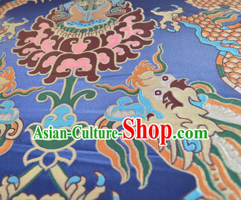 Chinese Traditional Flower Silk Fabric Brocade Embroidered Fabric Dress Material