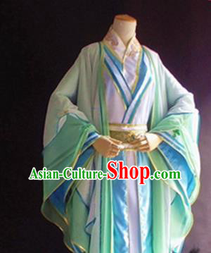 Ancient Chinese Cosplay Costume Chinese Shoes Traditional China Swordsman Clothing and Jewelry Accessories