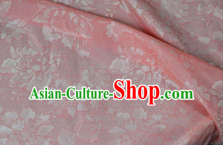 Chinese Traditional Flower Silk Fabric Brocade Embroidered Fabric Dress Material