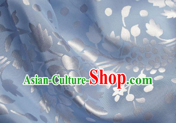 Chinese Traditional Flower Silk Fabric Brocade Embroidered Fabric Dress Material