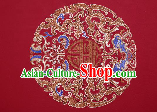 Chinese Traditional Flower Silk Fabric Brocade Embroidered Fabric Dress Material