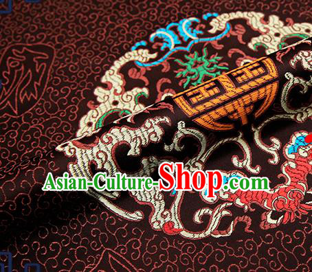 Chinese Traditional Flower Silk Fabric Brocade Embroidered Fabric Dress Material