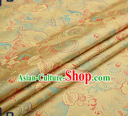 Chinese Traditional Flower Silk Fabric Brocade Embroidered Fabric Dress Material