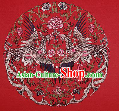 Chinese Traditional Flower Silk Fabric Brocade Embroidered Fabric Dress Material