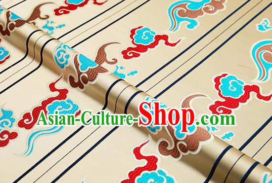 Chinese Traditional Flower Silk Fabric Brocade Embroidered Fabric Dress Material