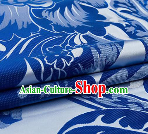 Chinese Traditional Flower Silk Fabric Brocade Embroidered Fabric Dress Material