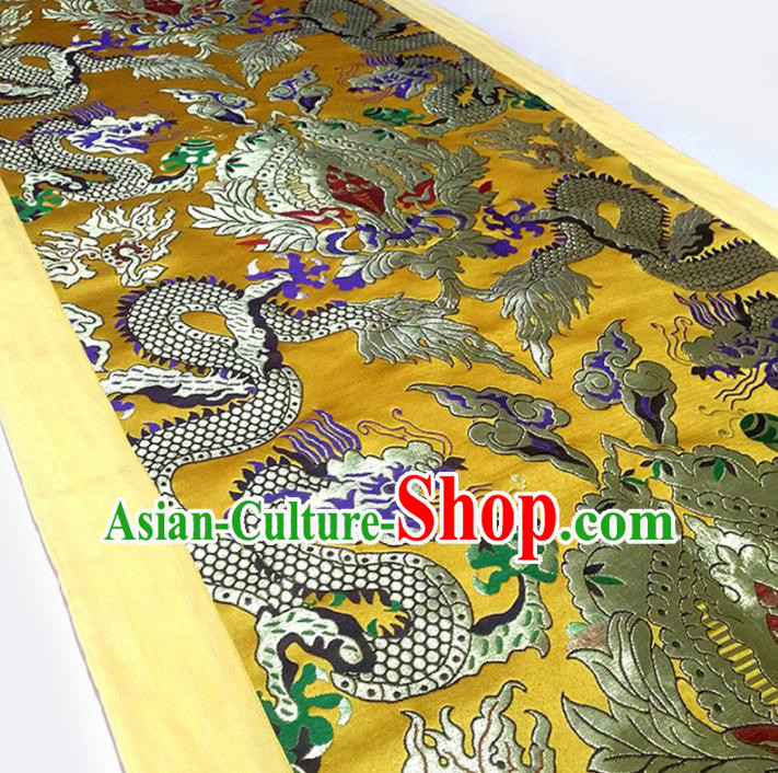 Chinese Traditional Flower Silk Fabric Brocade Embroidered Fabric Dress Material