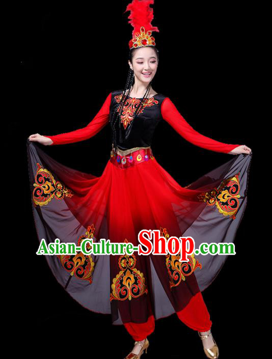 Traditional Chinese Fan Dance Folk Dance Costume Classical Yangko Dance Classical Dance Dress