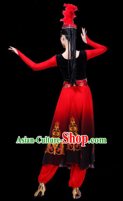 Traditional Chinese Fan Dance Folk Dance Costume Classical Yangko Dance Classical Dance Dress