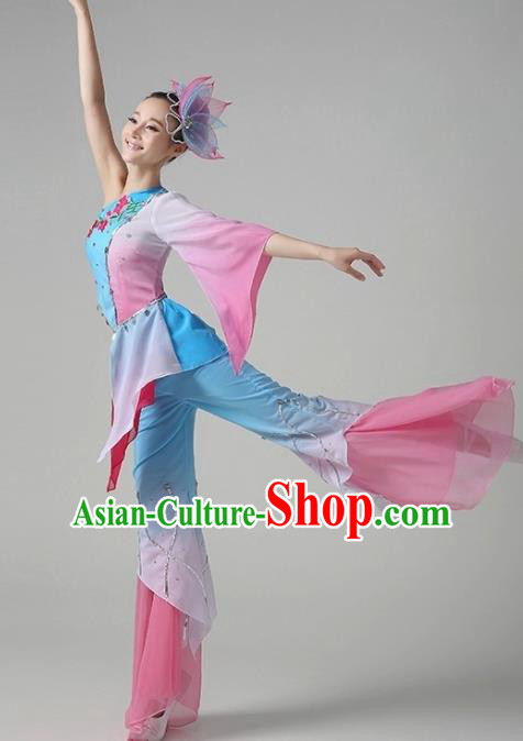 Chinese Traditional Classical Dance Costumes Folk Dance Yanko Dance Dress for Women