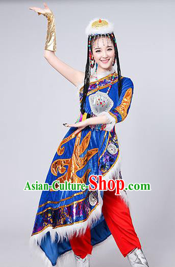 Traditional Chinese Fan Dance Folk Dance Costume Classical Yangko Dance Classical Dance Dress