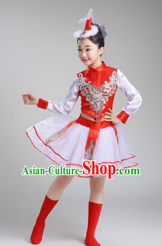 Traditional Chinese Fan Dance Folk Dance Costume Classical Yangko Dance Classical Dance Dress