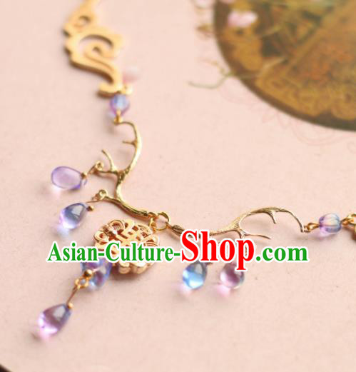 Chinese Ancient Style Hair Jewelry Accessories Cosplay Hairpins Headwear Headdress for Women