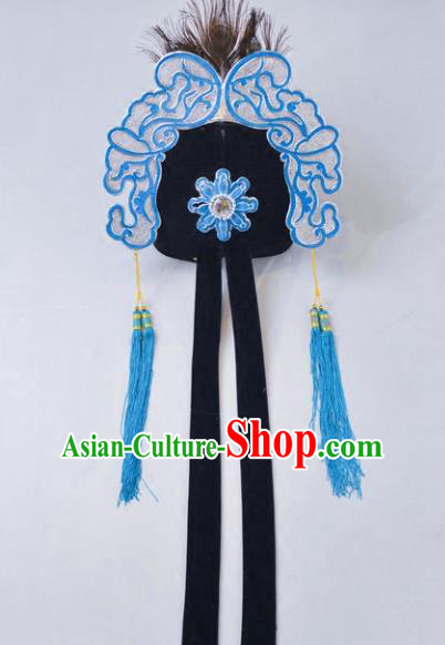 Traditional China Beijing Opera Costume Gifted Scholar Embroidered Robe and Hat Ancient Chinese Peking Opera Embroidery Clothing