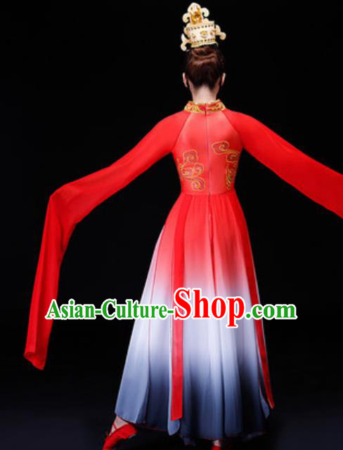 Traditional Chinese Fan Dance Folk Dance Costume Classical Yangko Dance Classical Dance Dress