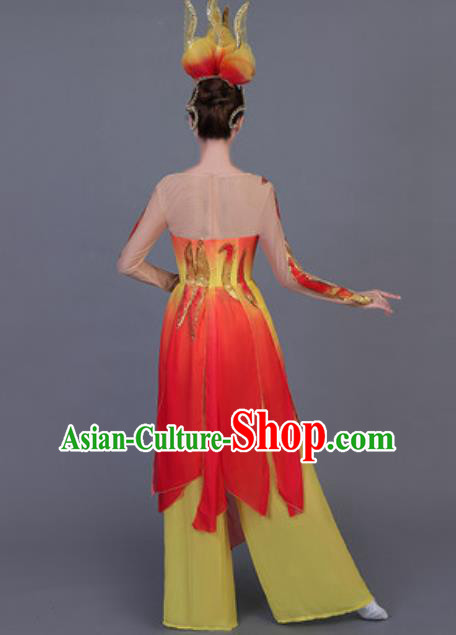 Traditional Chinese Fan Dance Folk Dance Costume Classical Yangko Dance Classical Dance Dress