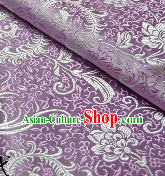 Chinese Traditional Flower Silk Fabric Brocade Embroidered Fabric Dress Material